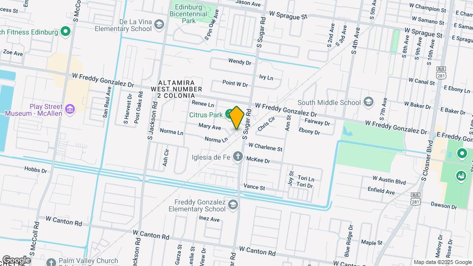 1610 Norma Ln Mapa y Detalles de la Ubicación