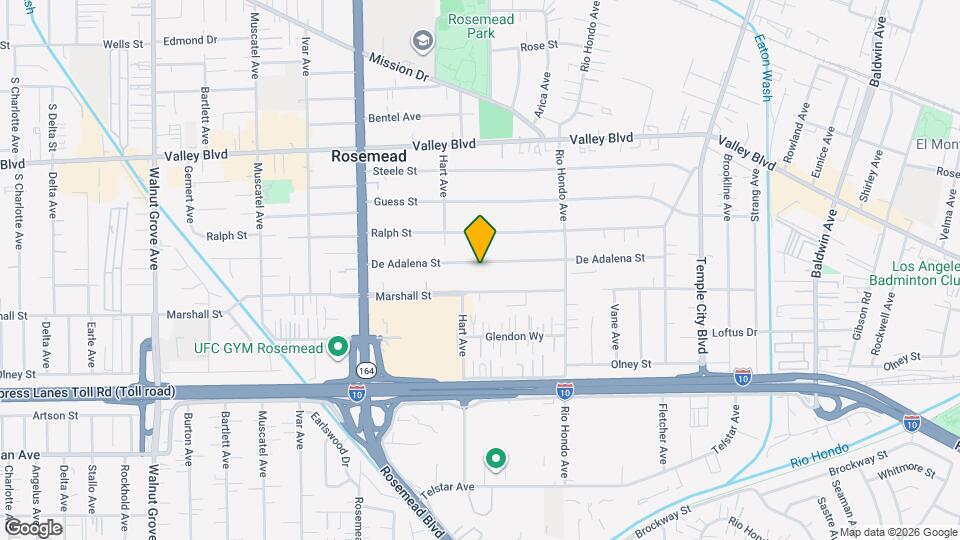 9222 De Adalena St Map and Location Details