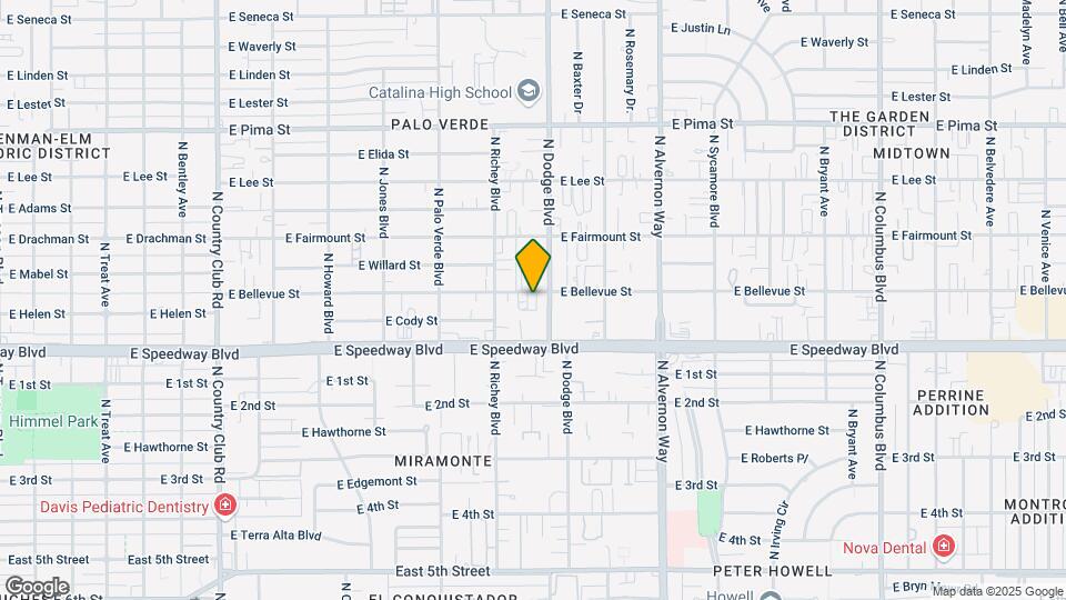 3640-3646 E Bellevue St Map and Location Details