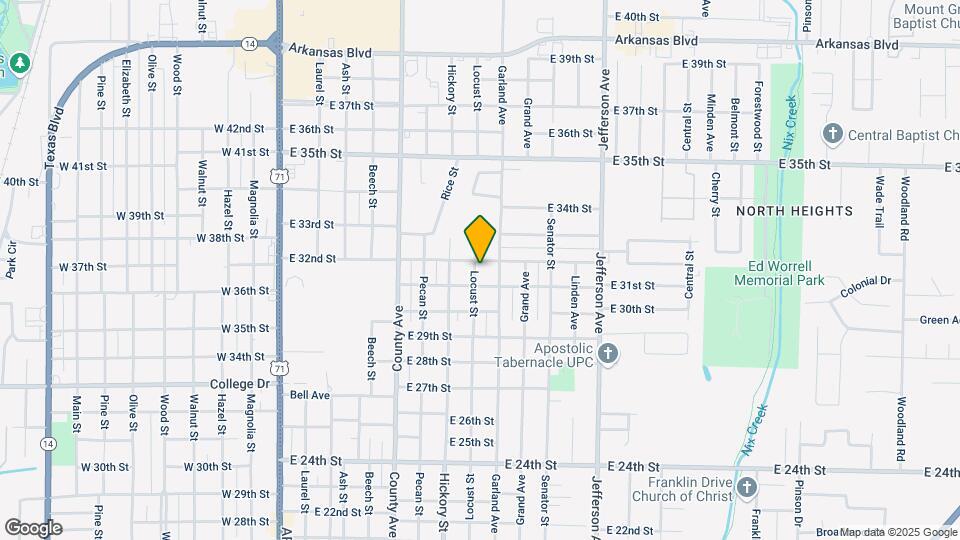 3112 Locust St Map and Location Details