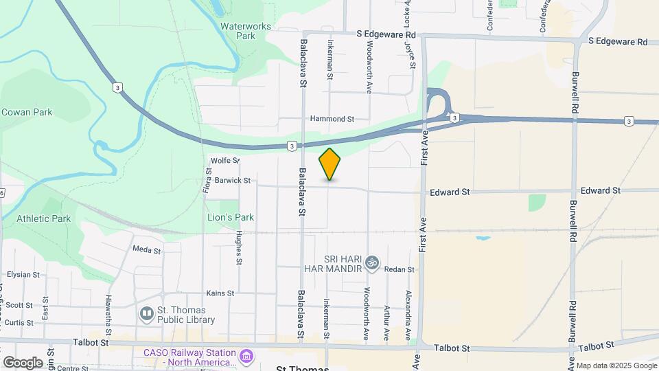 64 Edward St Map and Location Details