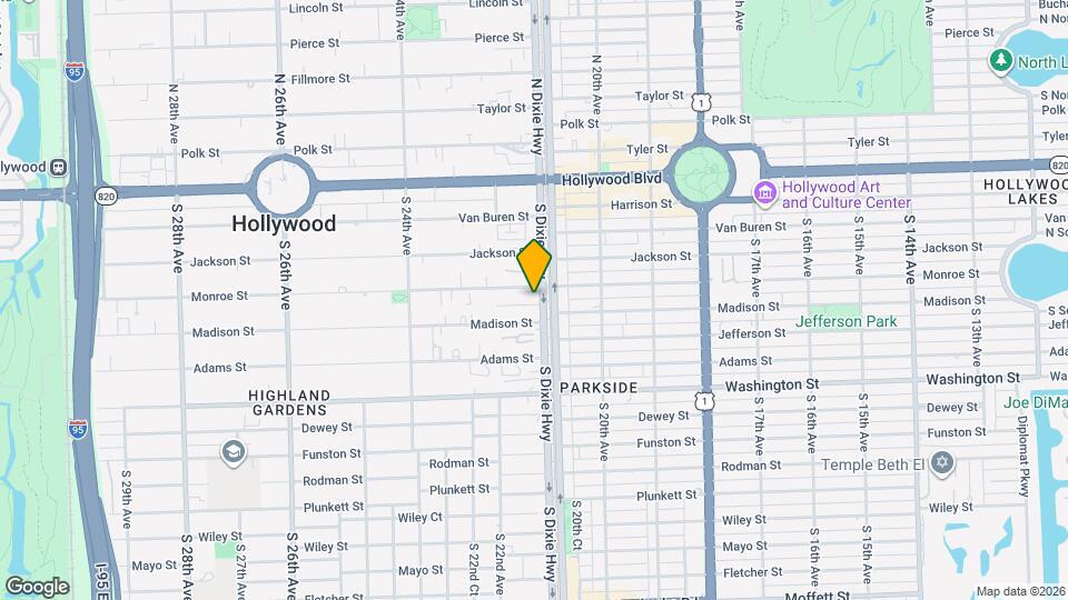 2105 Monroe Terrace Map and Location Details