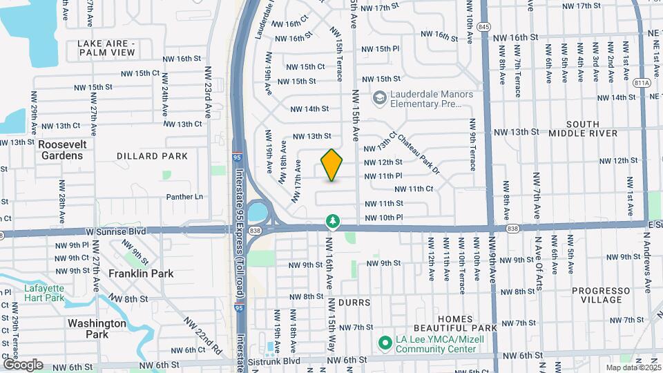 1531 NW 11th Ct Map and Location Details
