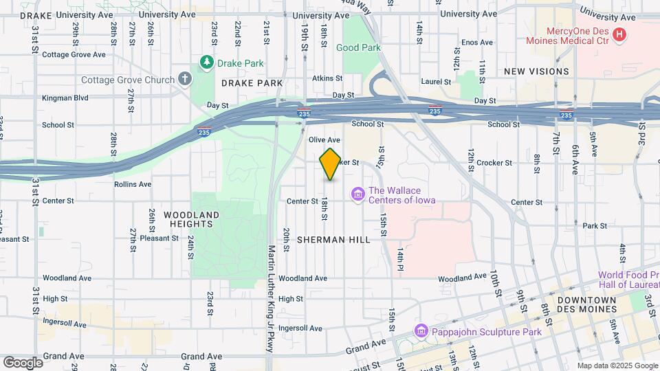 823 18th St Map and Location Details