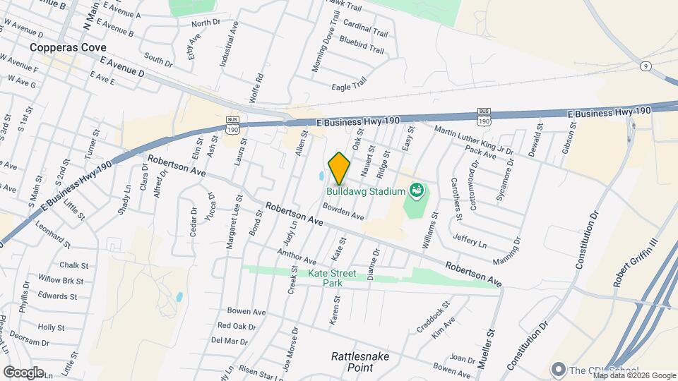 406 Oak St Map and Location Details