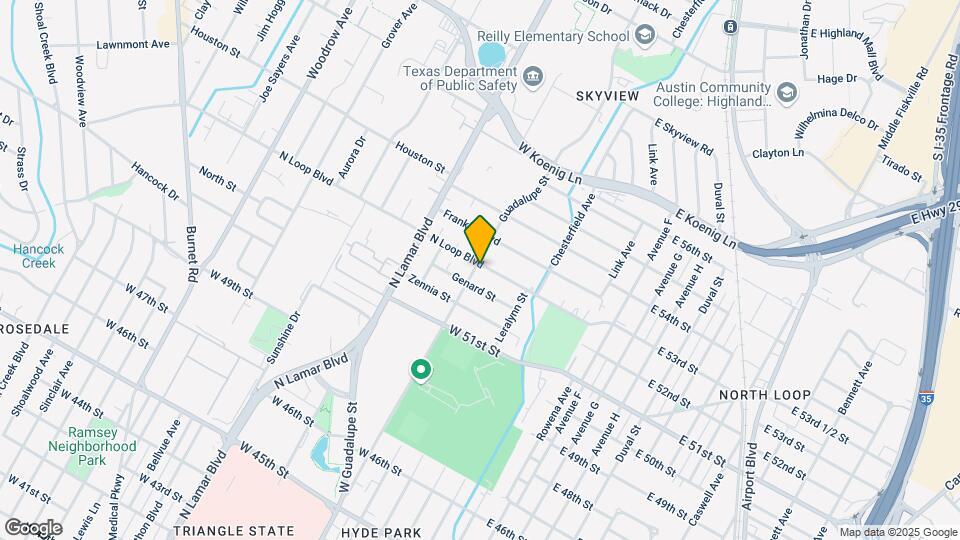 5215 Guadalupe St Map and Location Details