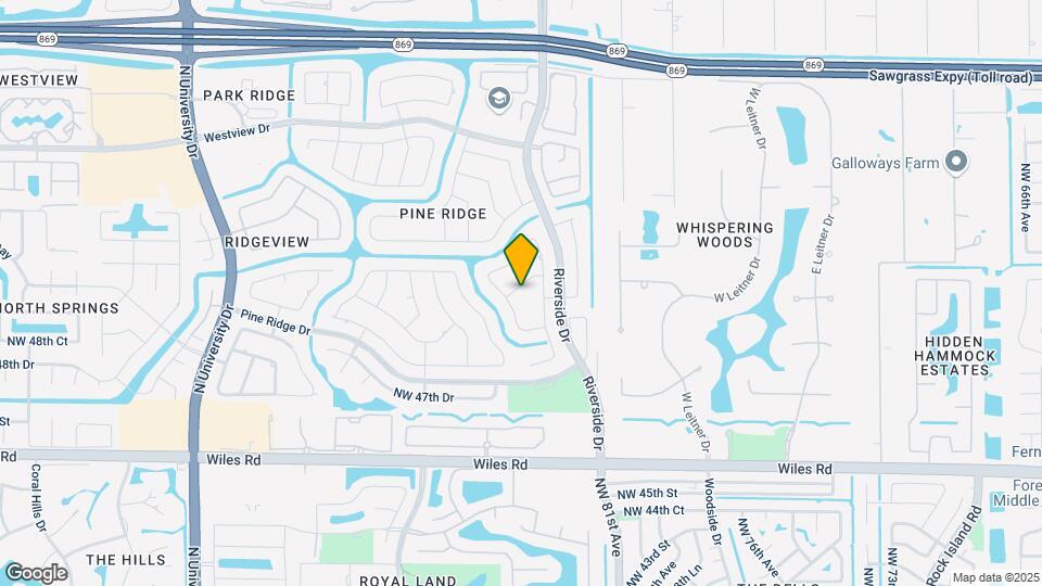 8360 NW 51st Ct Map and Location Details