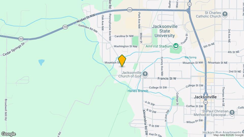 413 Elm Ave NW Map and Location Details