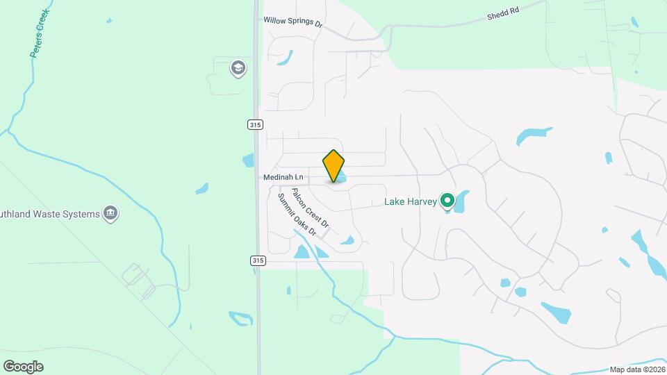 3414 Canyon Falls Dr Mapa y Detalles de la Ubicación