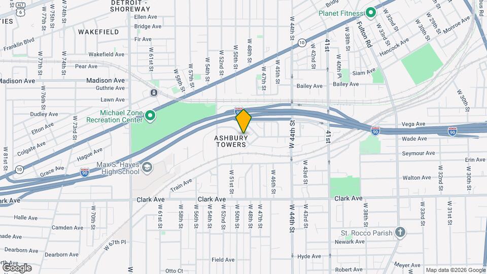 4728 Walworth Ave Map and Location Details
