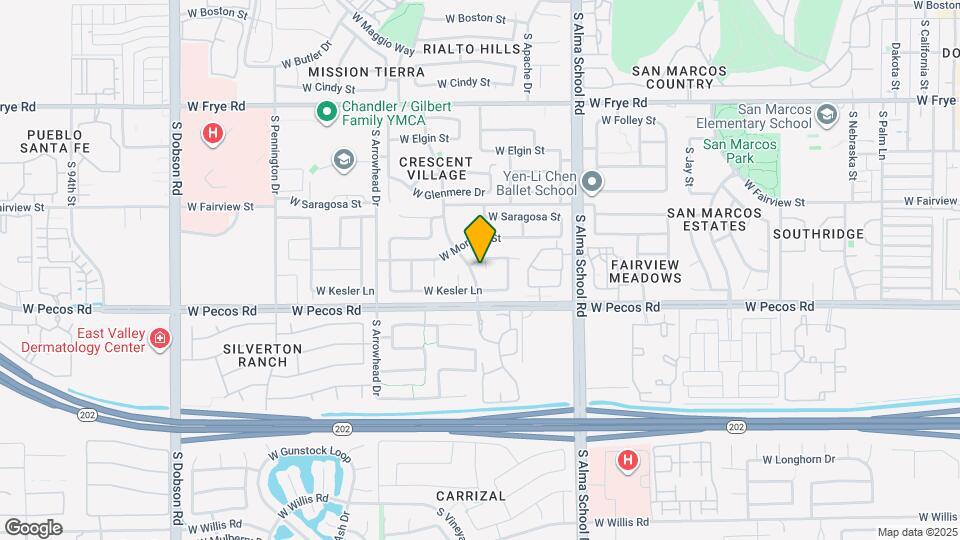 854 S Comanche Ct Map and Location Details