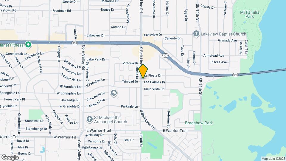 802 Las Palmas Dr Map and Location Details