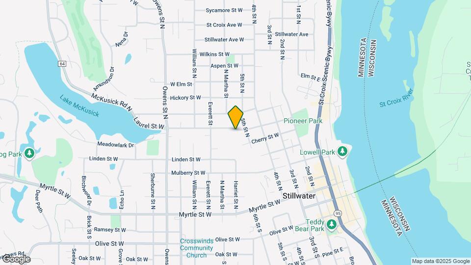 317 Laurel Street West, Unit 1 Map and Location Details