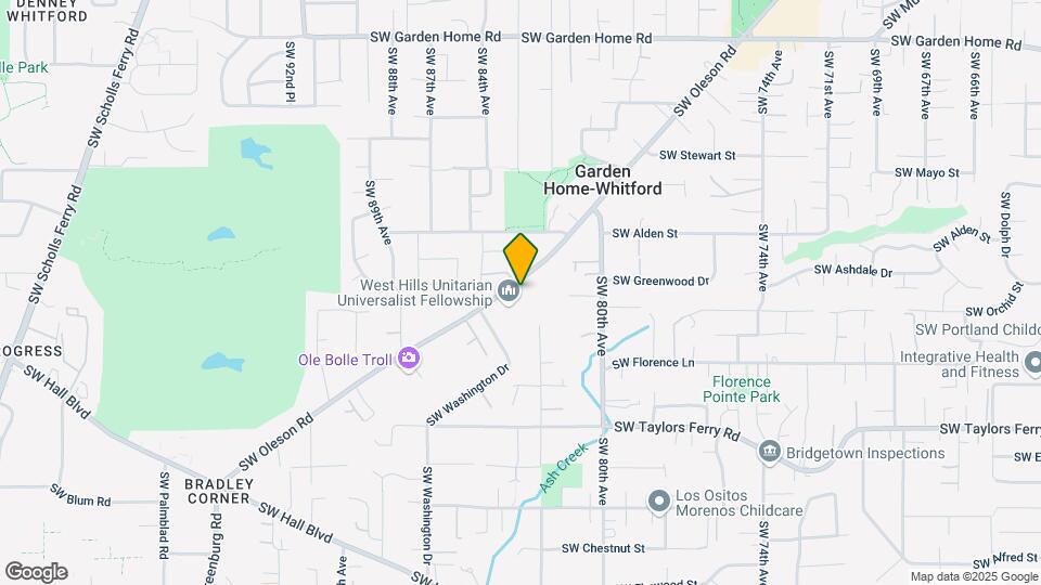 8438 SW Oleson Rd Map and Location Details
