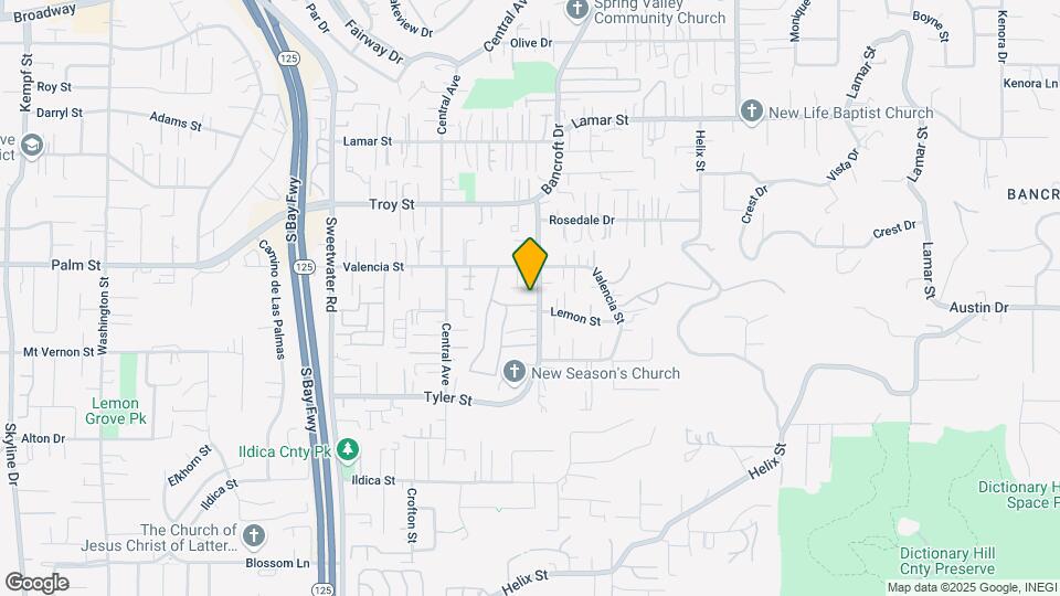 2560 Bancroft Dr Mapa y Detalles de la Ubicación