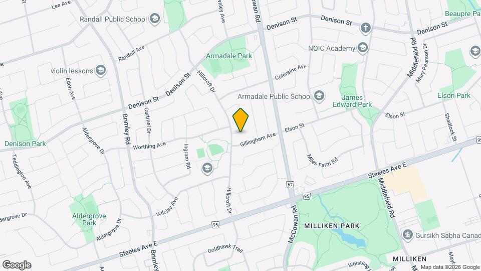 79 Cairncross Crescent Map and Location Details