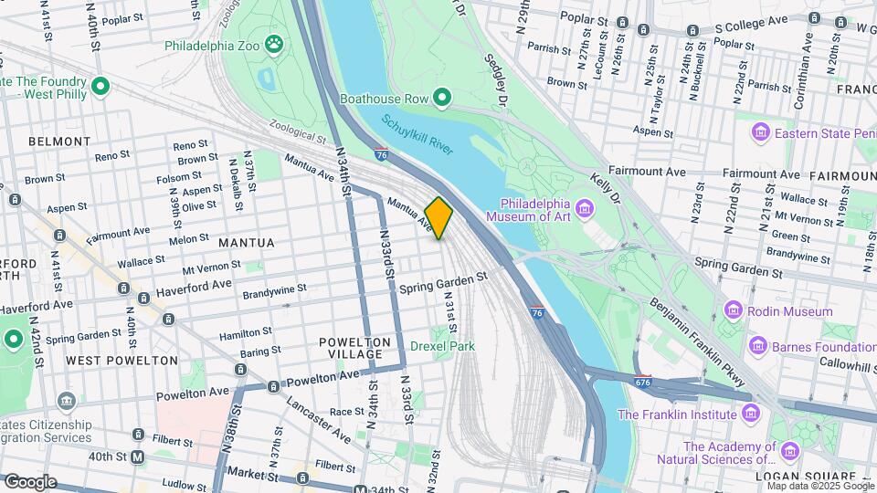 3101 Haverford Ave, Unit #1 Map and Location Details