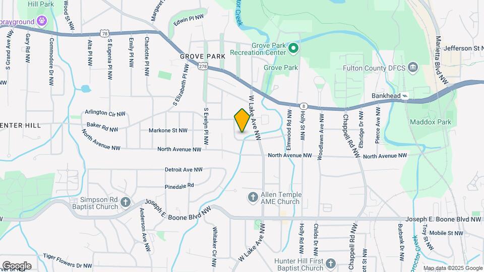 1687 Thoms Dr NW Map and Location Details