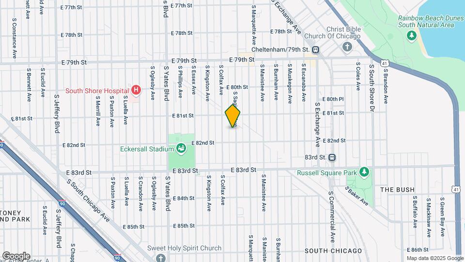 8134-8136 S Saginaw Ave Map and Location Details