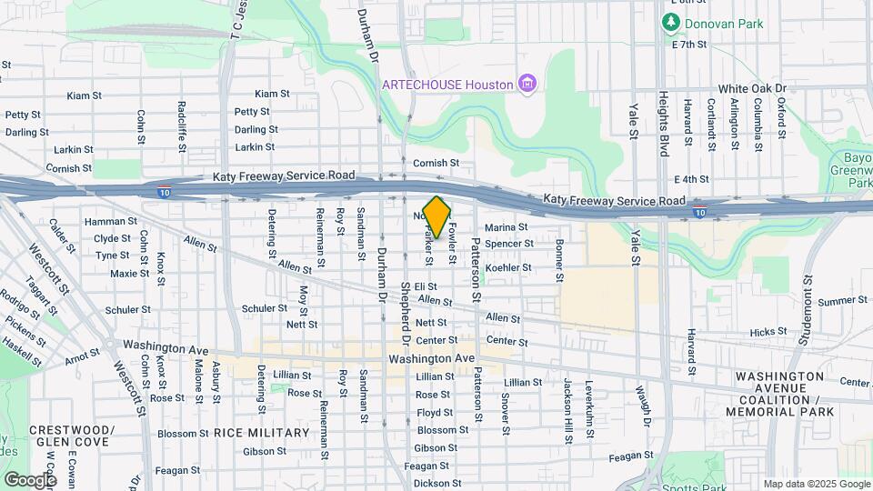 1614 Parker St Map and Location Details