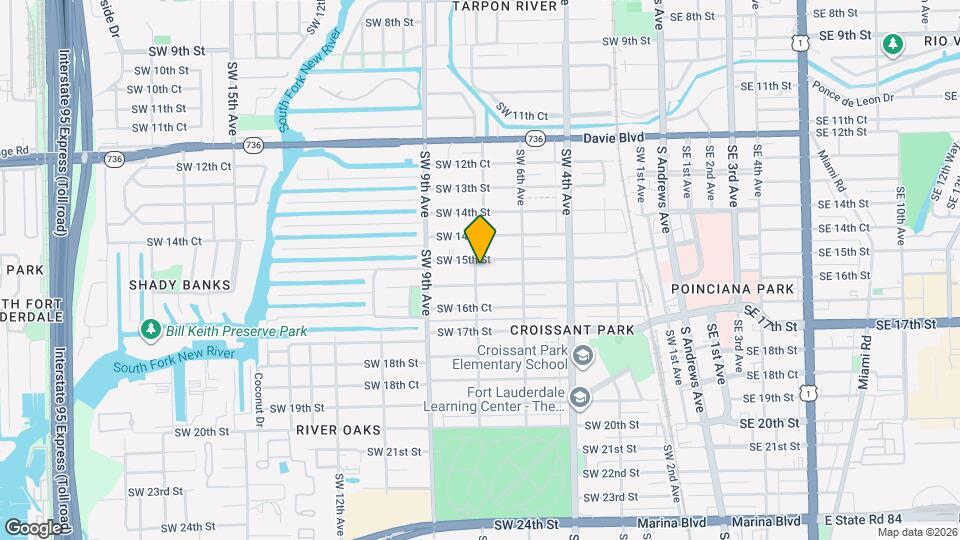 1516 SW 8th Ave Map and Location Details