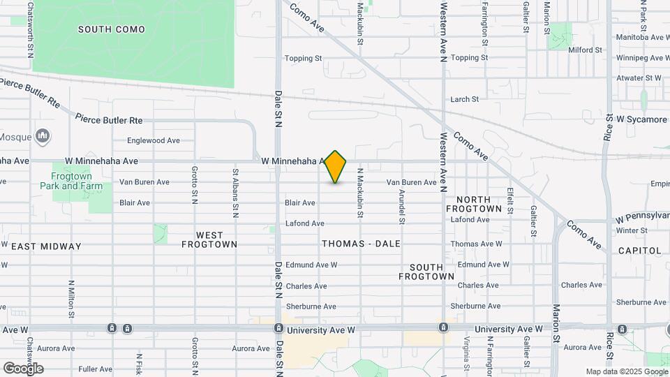 538 Van Buren Ave Map and Location Details