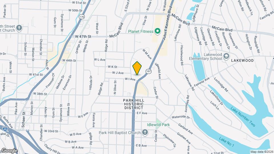 105 42nd Pl Map and Location Details