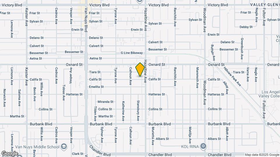 14121 Califa St Map and Location Details