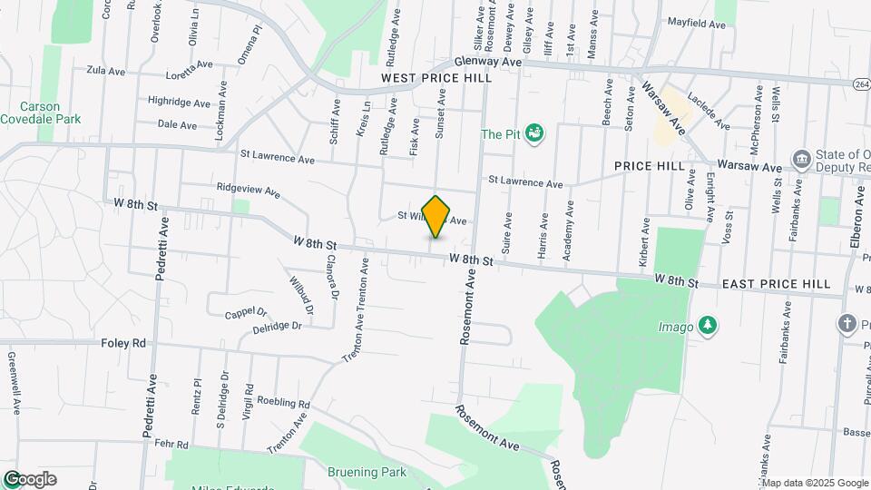 810 Sunset Ave Map and Location Details