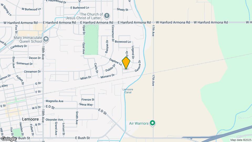 950 Geneva Dr Map and Location Details