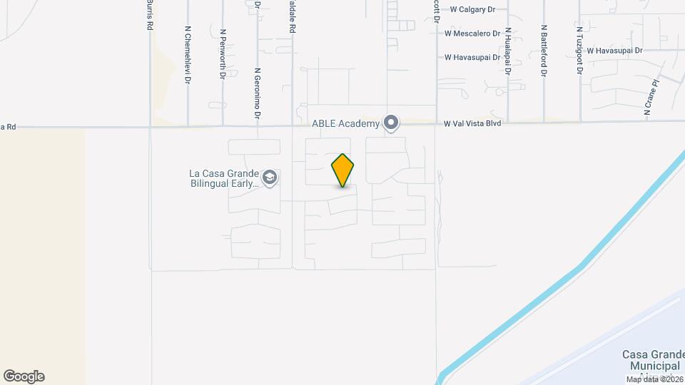 1130 W Paradise Wy Mapa y Detalles de la Ubicación