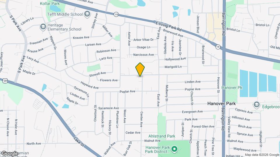 7160 Center Ave Map and Location Details