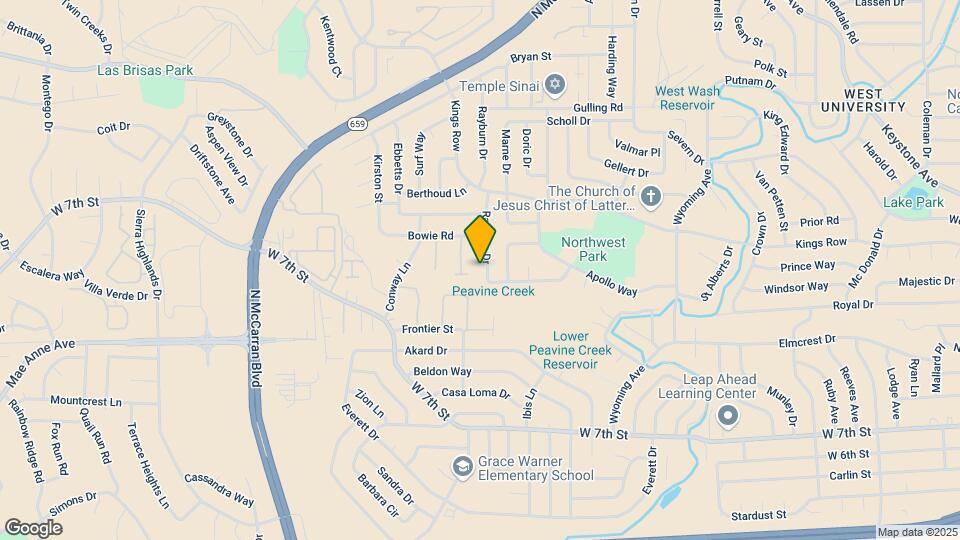 1191 Rayburn Dr Map and Location Details