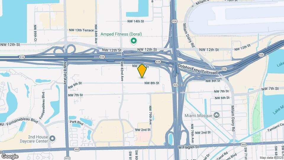 8055 NW 8th St Map and Location Details