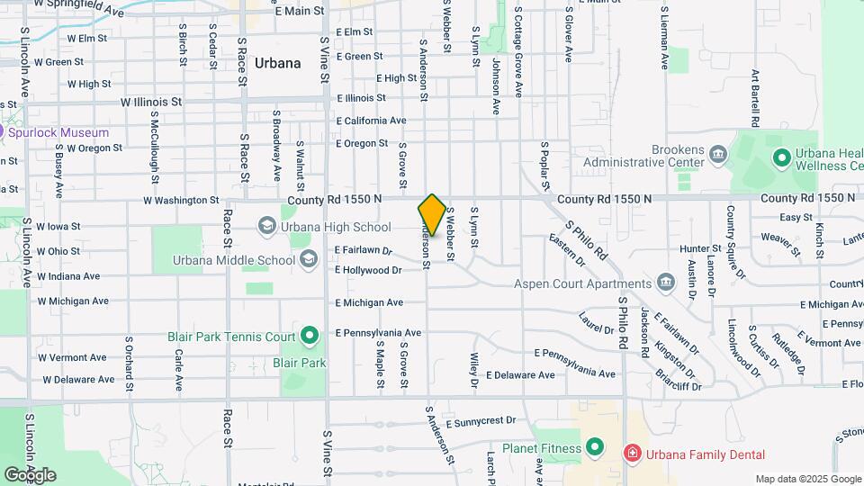 1010 S Anderson St, Unit #4 Map and Location Details