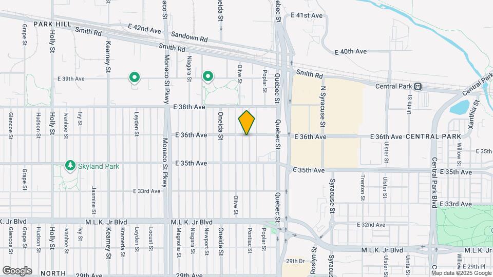 3591 Pontiac St Map and Location Details