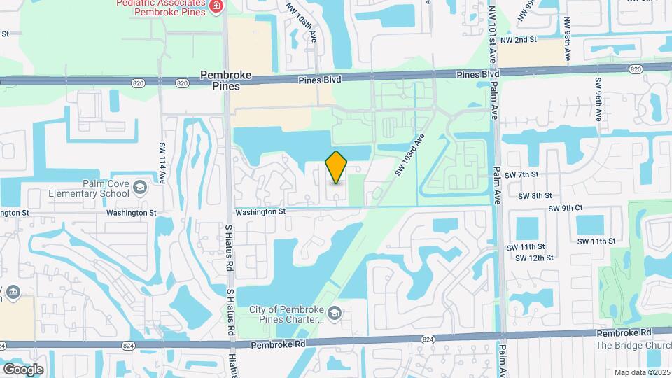 10661 SW 8th St Map and Location Details