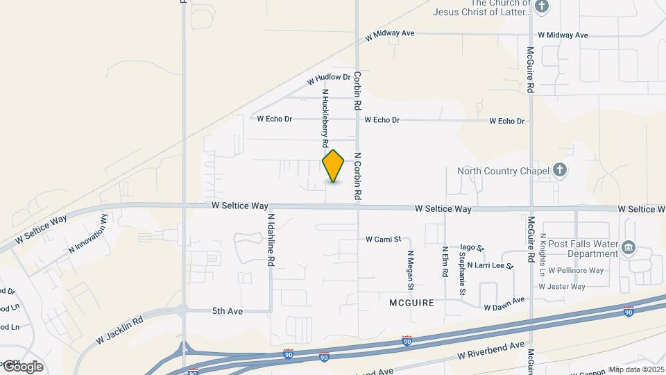 820 N Siony Ln Map and Location Details