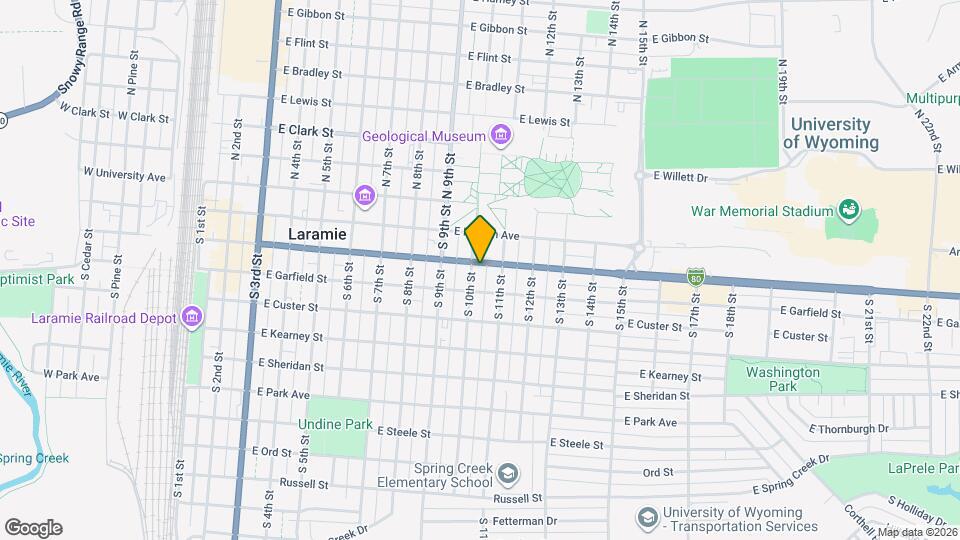 305 S 10th St Map and Location Details