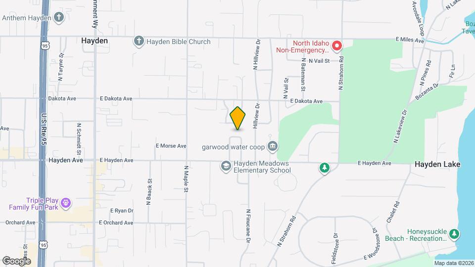 9705 N Ptarmigan Dr Map and Location Details