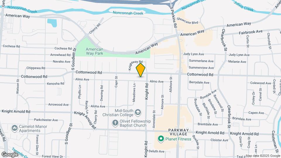 4558 Almo Ave Map and Location Details