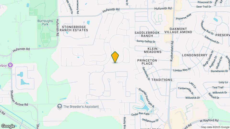 24815 Pavonia Lake Ln Map and Location Details