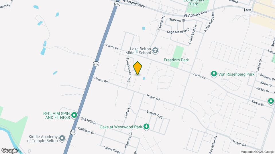 1148 Lonesome Oak Drive Mapa y Detalles de la Ubicación