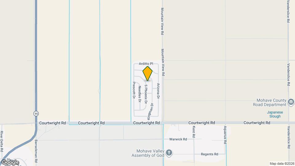 9842 S Phoenix Dr Map and Location Details