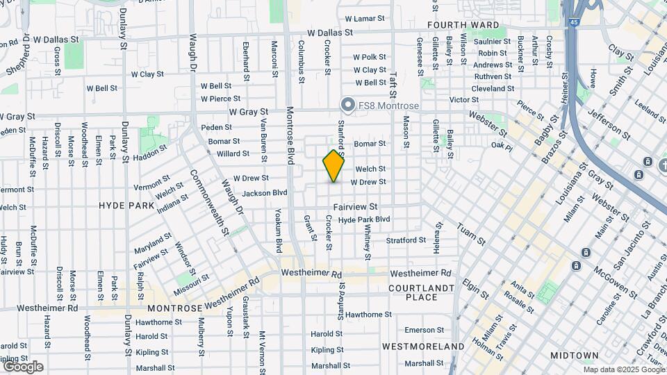 2201 Crocker St Map and Location Details