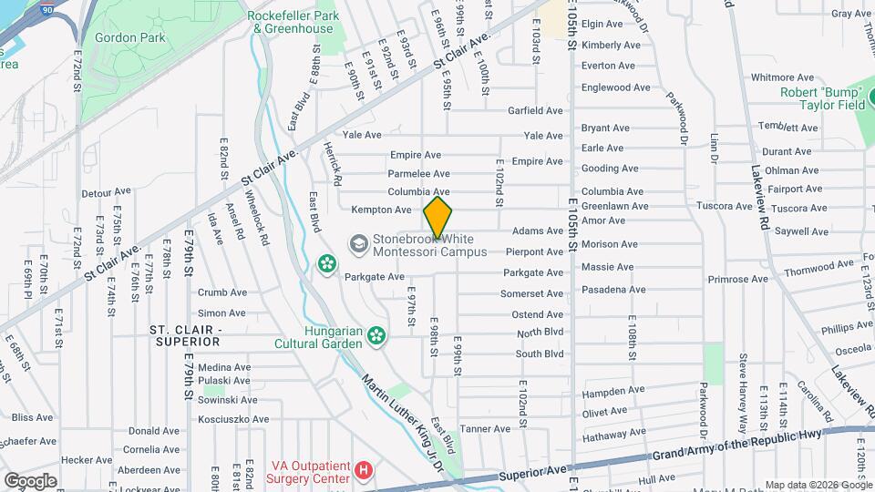 9609 Pierpont Ave Map and Location Details