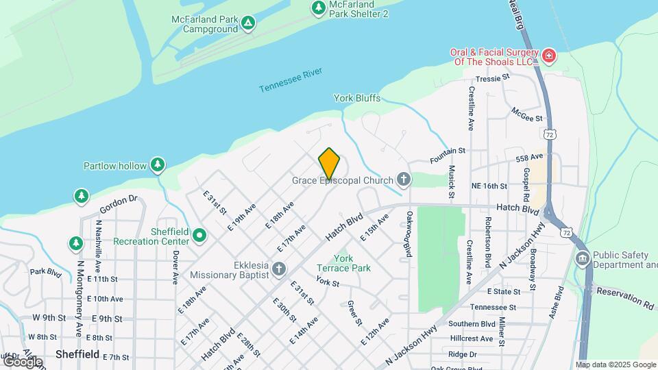 3313 E 17th Ave Map and Location Details