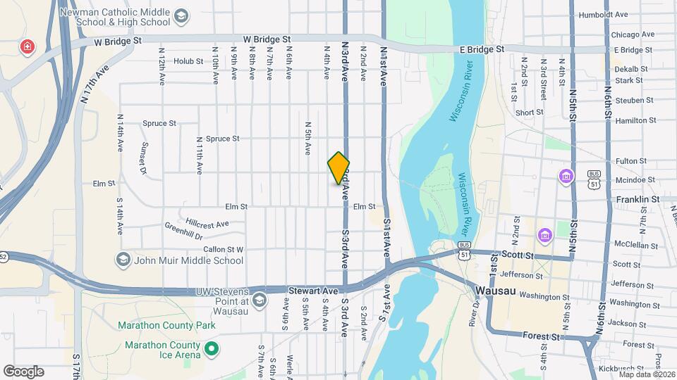 116 N 3rd Ave Map and Location Details