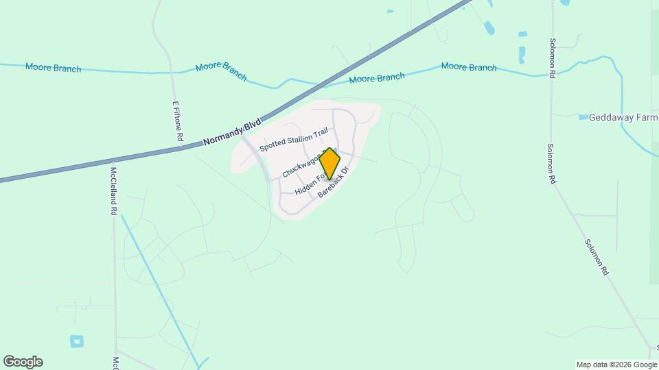 15373 Bareback Dr Map and Location Details