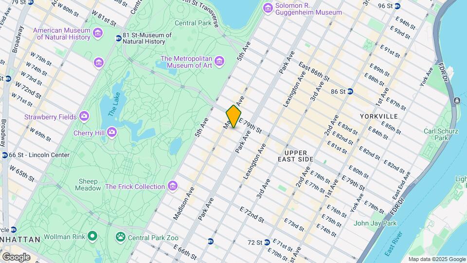 52 E 78th St Map and Location Details
